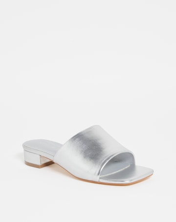 Low Heeled Mule - Wide Fit (E)