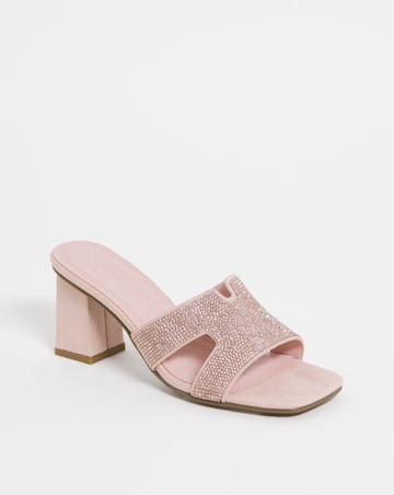 Joanna Hope Diamante Heel Sandal E Fit