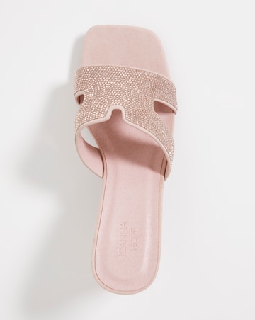 Joanna Hope Diamante Heel Sandal E Fit