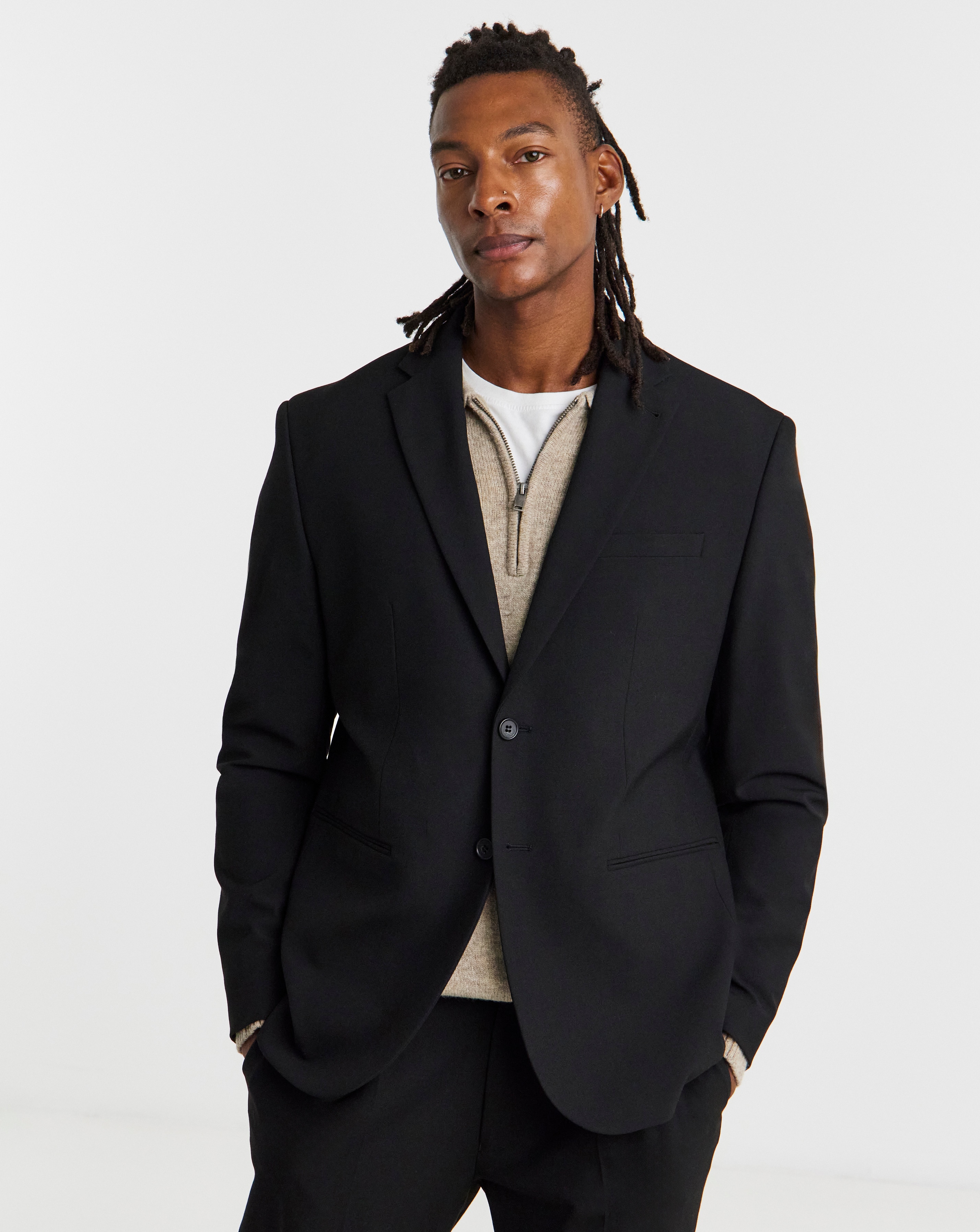 Tailored Relaxed Fit Blazer