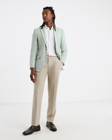 Light Green Linen Blazer
