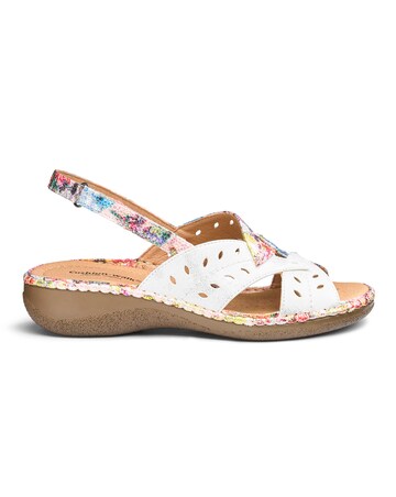 Cushion Walk Slingback Comfort Sandals Wide E Fit