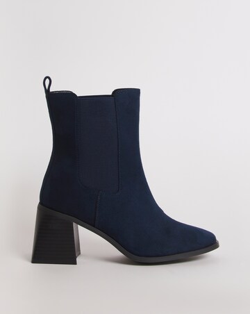 Lucie Chelsea Heeled Ankle Boots - Extra Wide Fit (EEE)