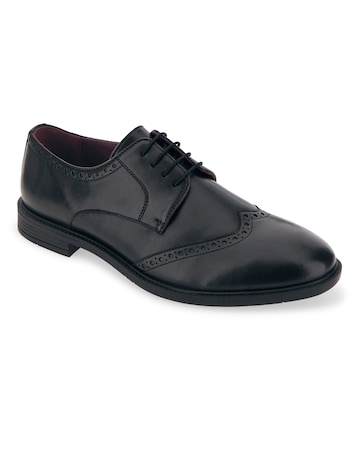 PU Formal Classic Brogue Extra Wide Fit