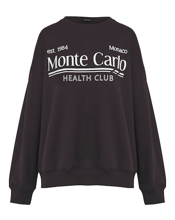 Simply Be Chocolate Brown Monte Carlo Sweatshirt