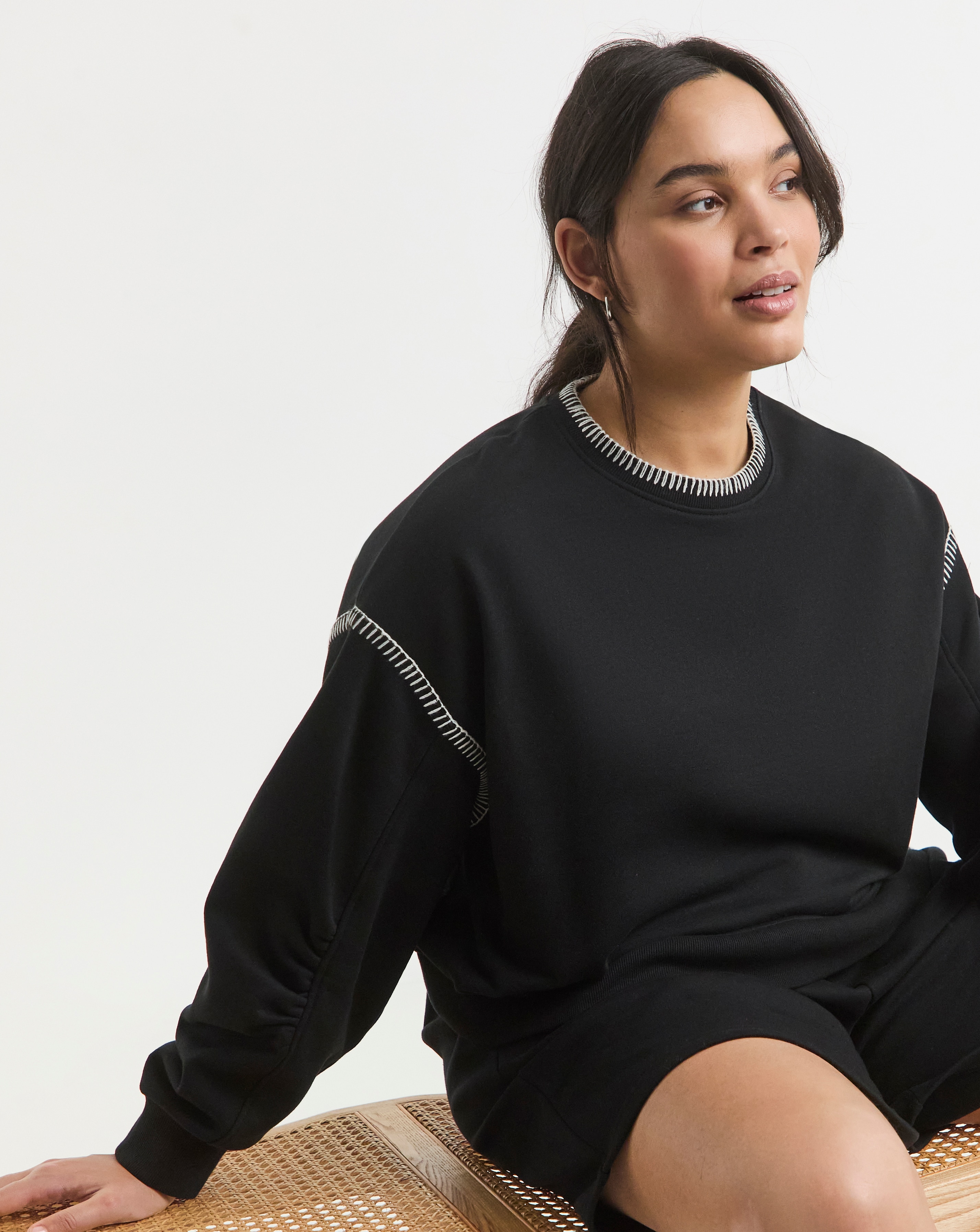 Simply Be Whipstitch Sweatshirt