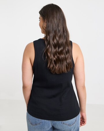 Simply Be Black Henley Vest