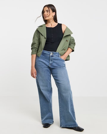 Simply Be Black Henley Vest