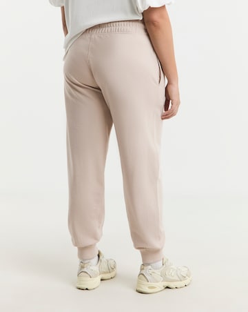 Simply Be Stone Cuffed Leg Joggers
