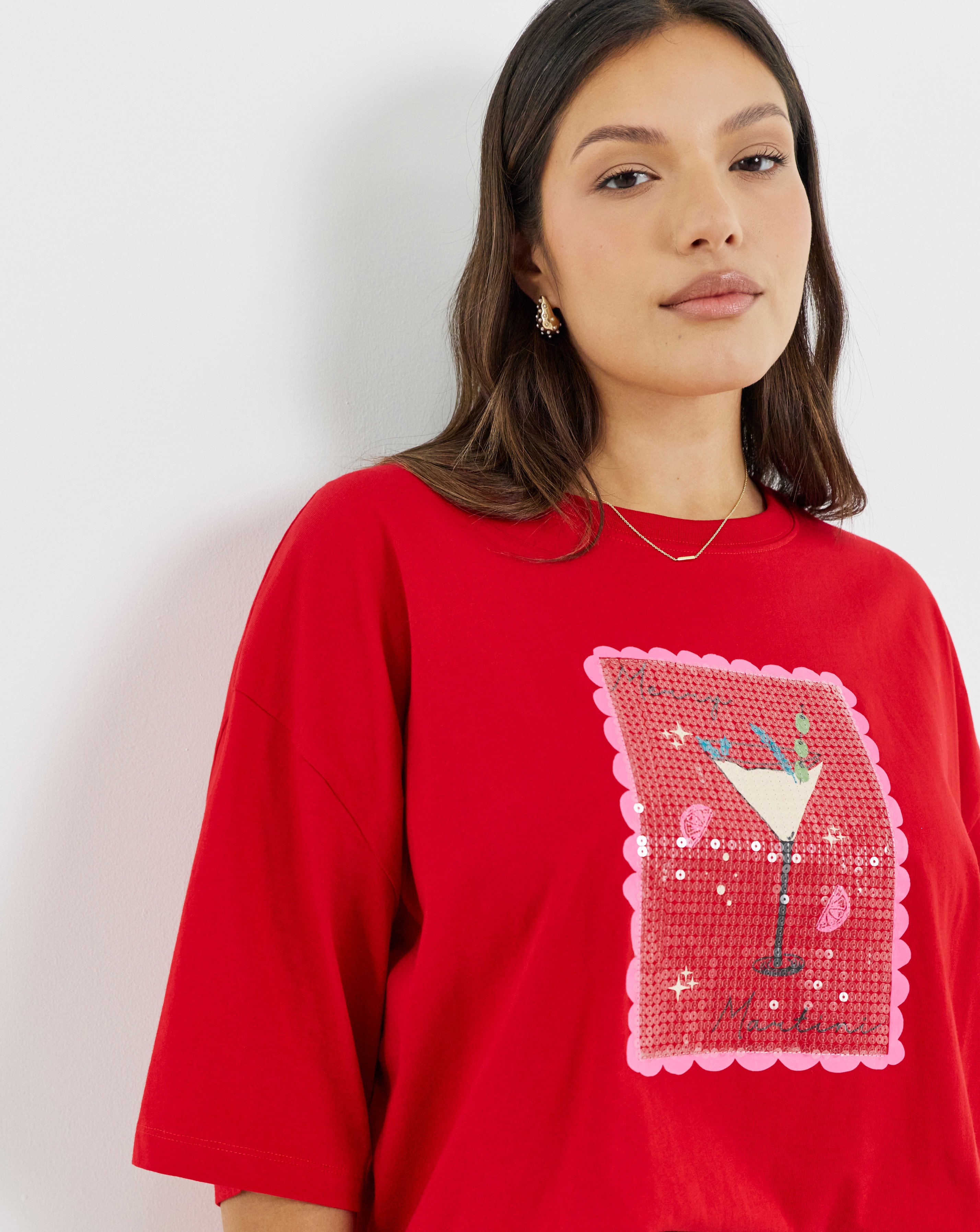 Merry Martini Graphic T-Shirt