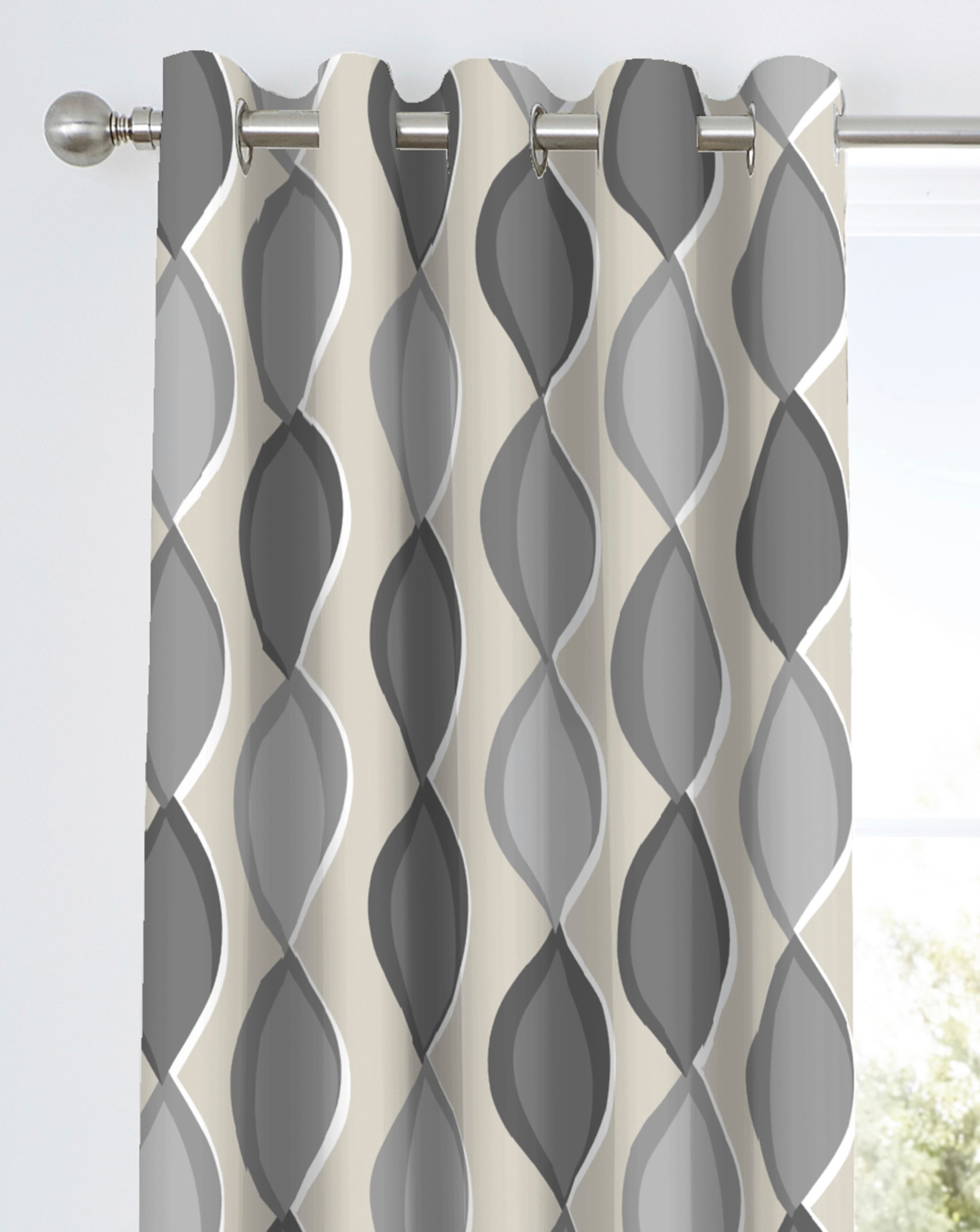 Fusion Lennox Eyelet Curtains