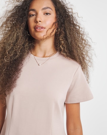 Simply Be Pink Cinched In Waist Top