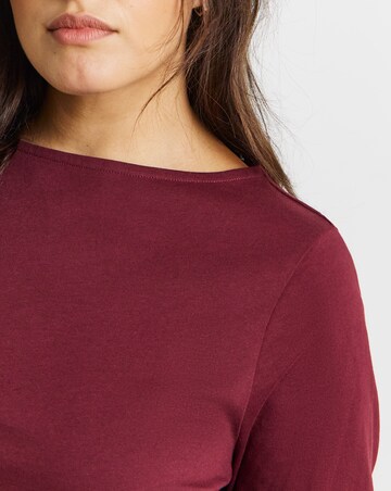 Black, Mocha & Burgundy 3 Pack Slash Neck Tops