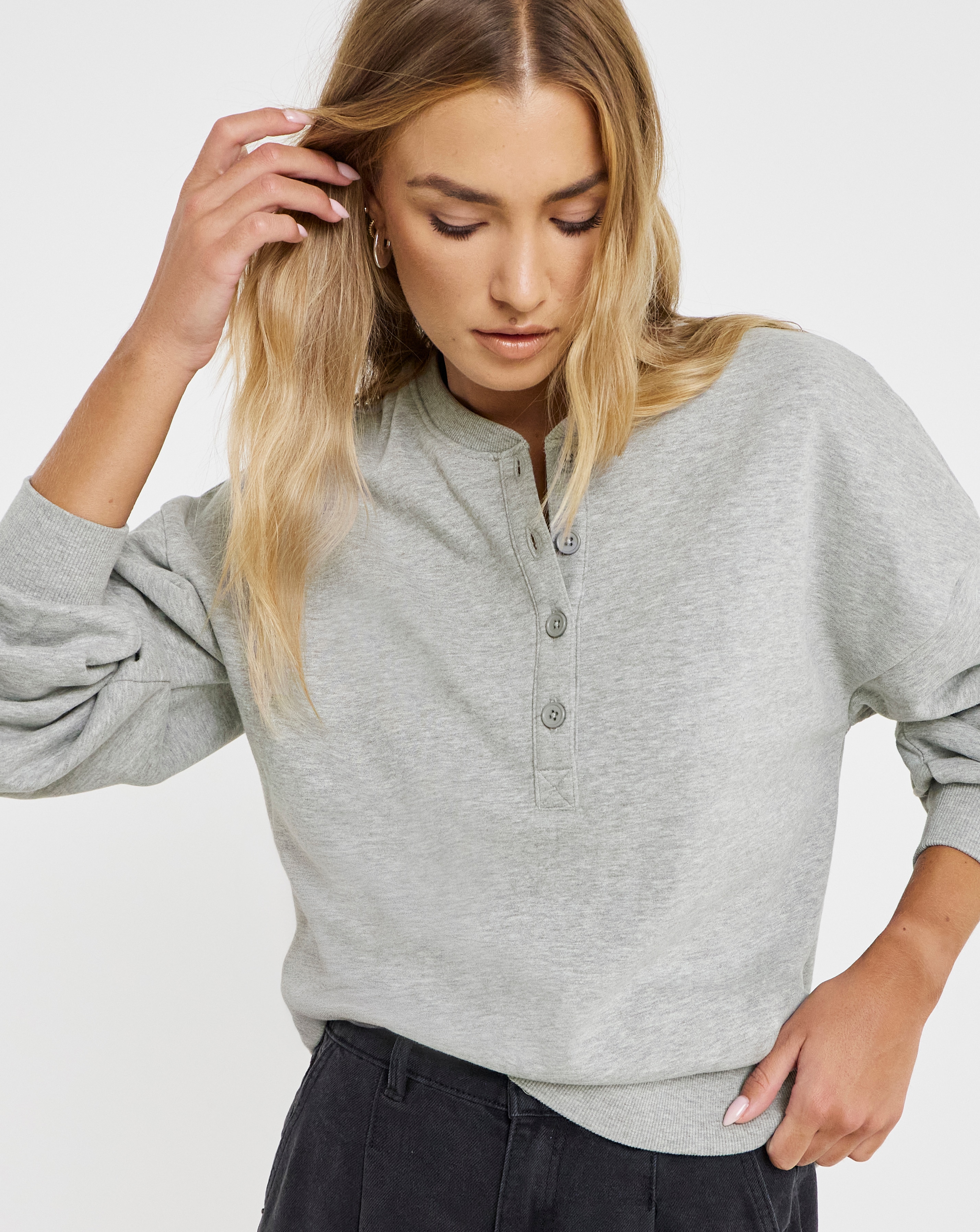 Henley Sweatshirt