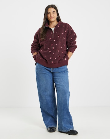 Borg Cherries Printed Sweatshirt