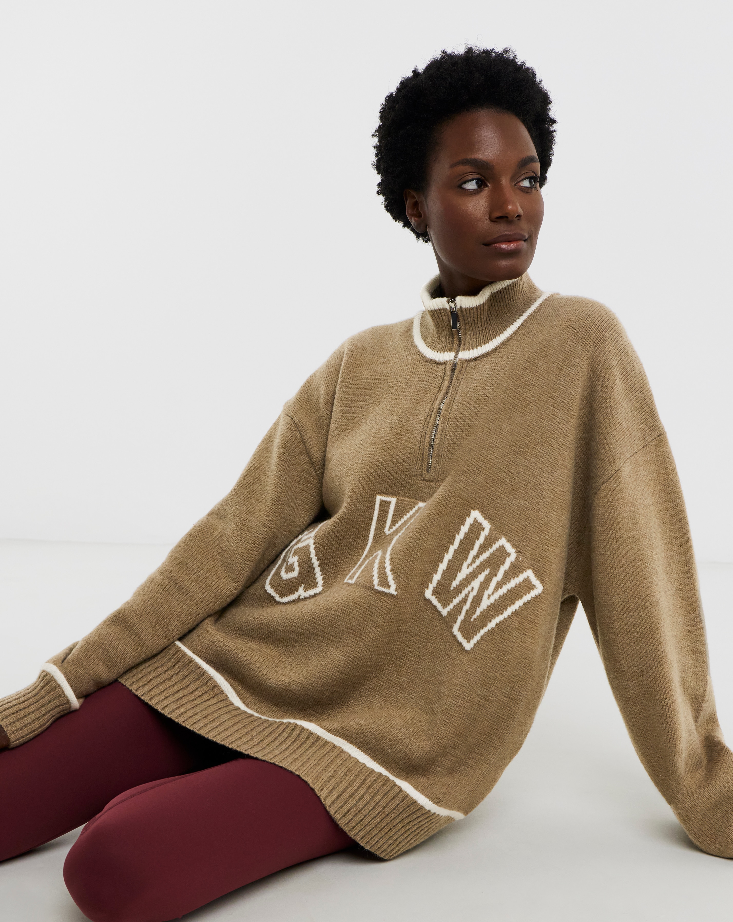 Gym King Restore 1/4 Zip Knit