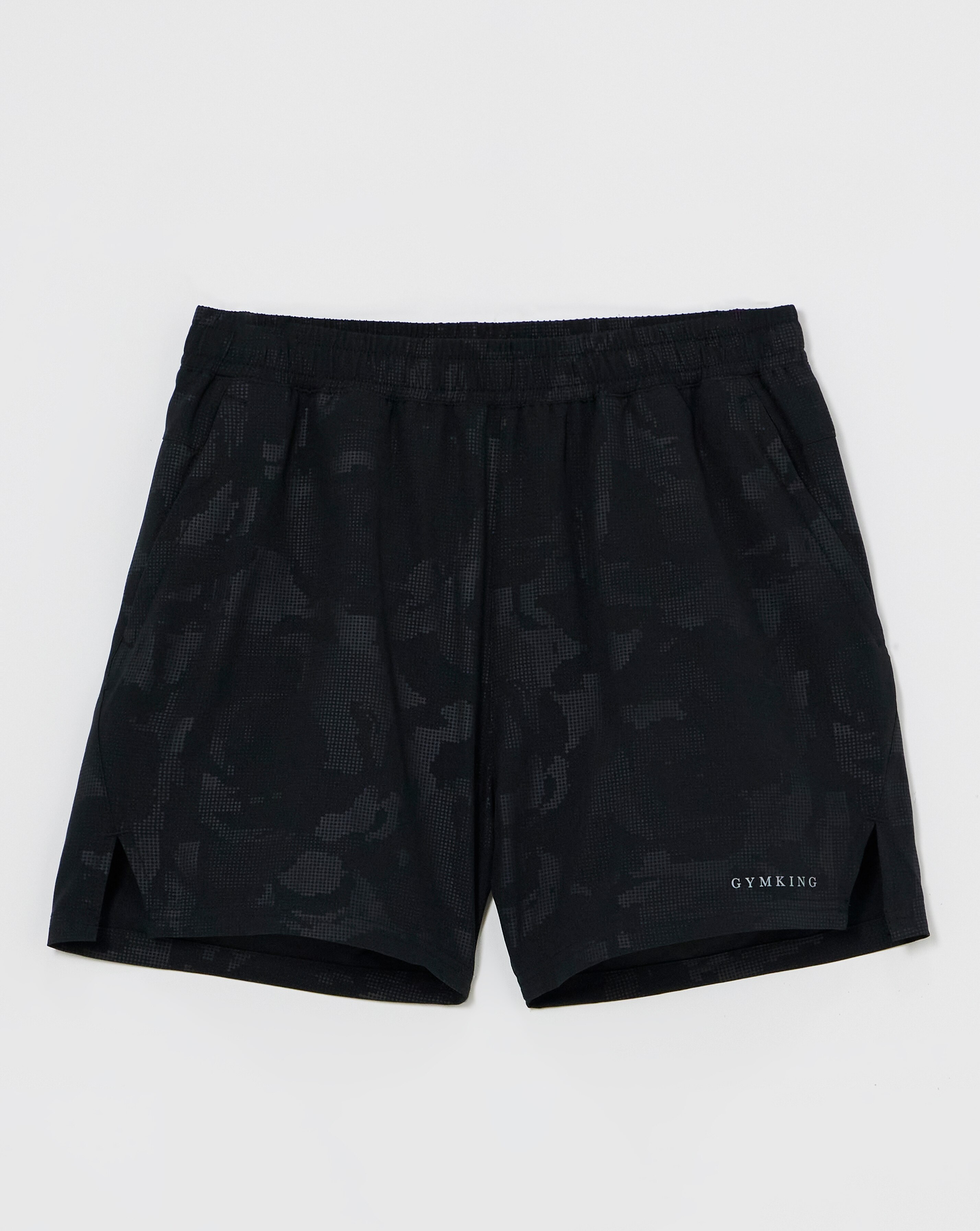 Gym King Debossed Camo Shorts