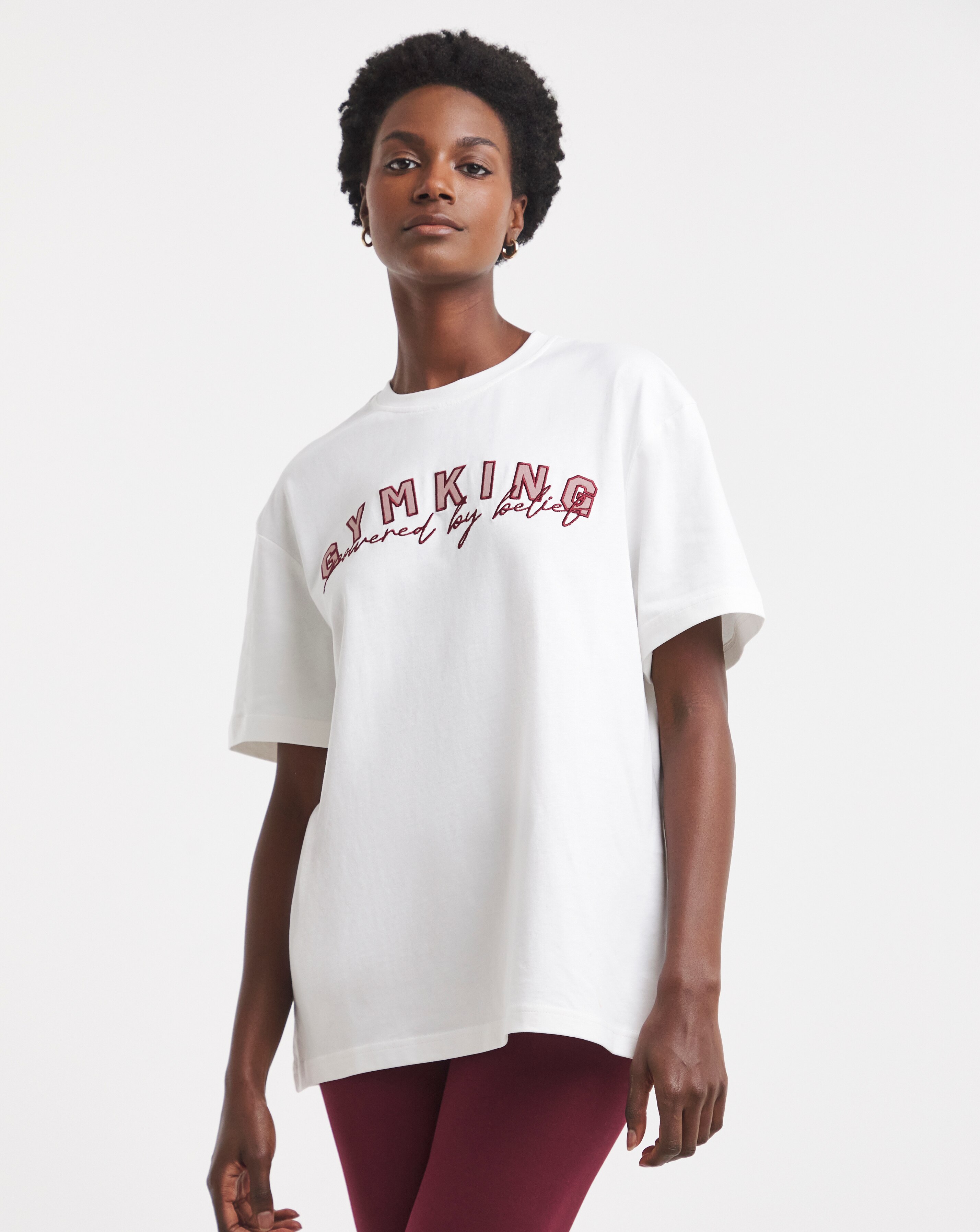 New In - Gym King Powered By Belief T-Shirt