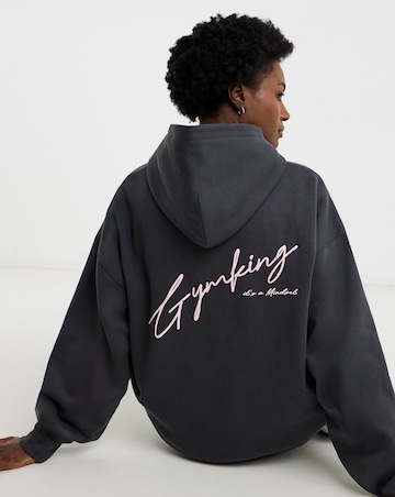 Gym King Script Mindset Hoodie
