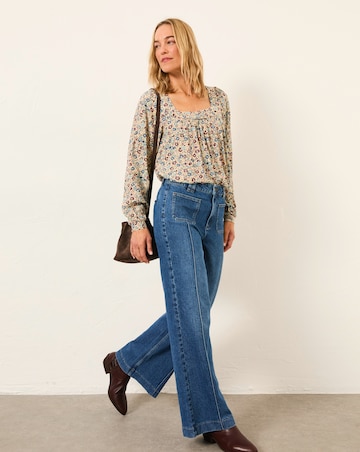 FATFACE CAT DITSY BLOUSE