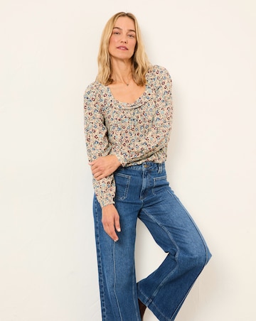 FATFACE CAT DITSY BLOUSE