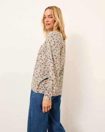 FATFACE CAT DITSY BLOUSE