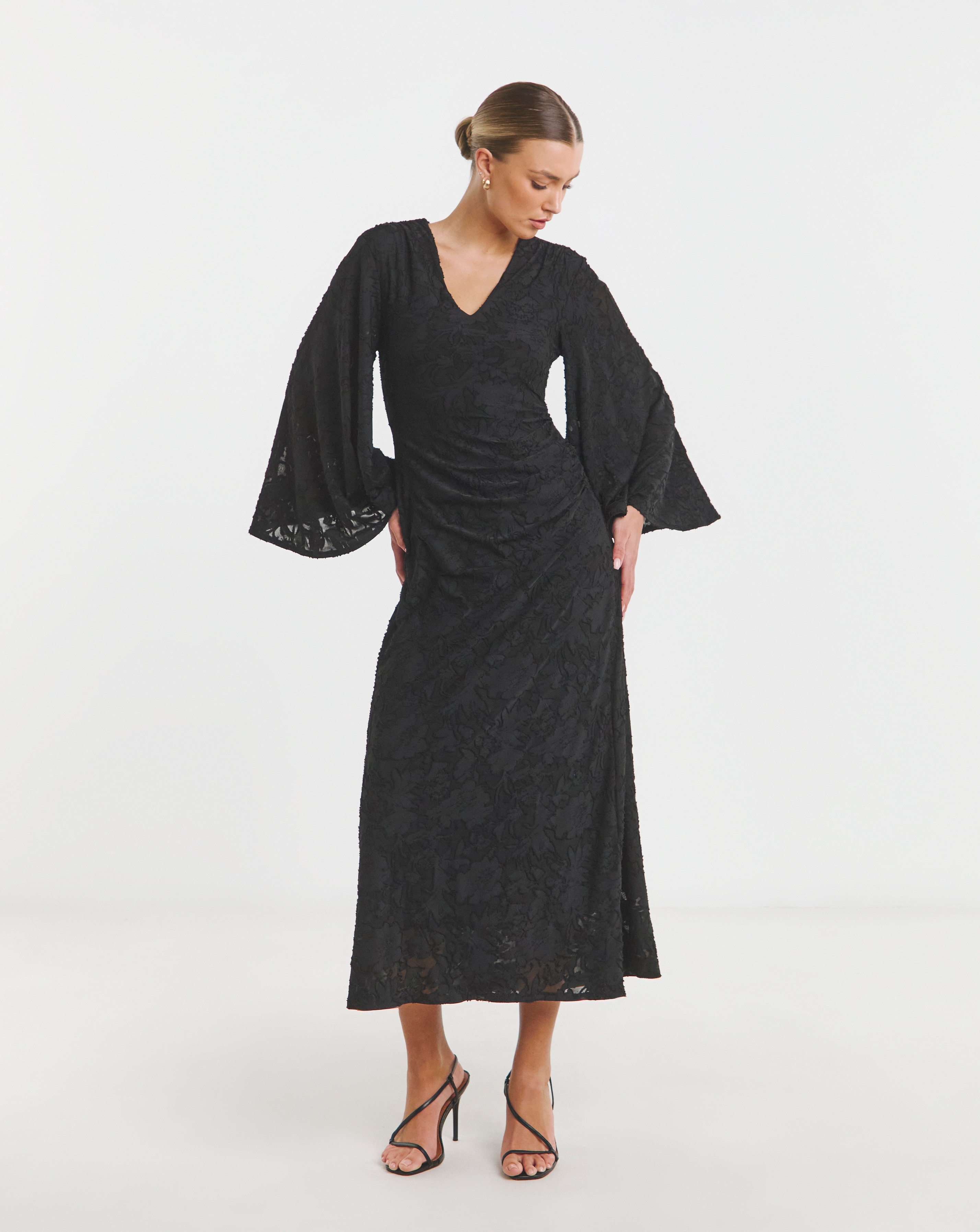 Flounce London Long Sleeve Maxi