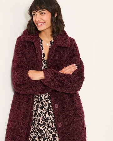 FatFace Boucle Teddy Coat