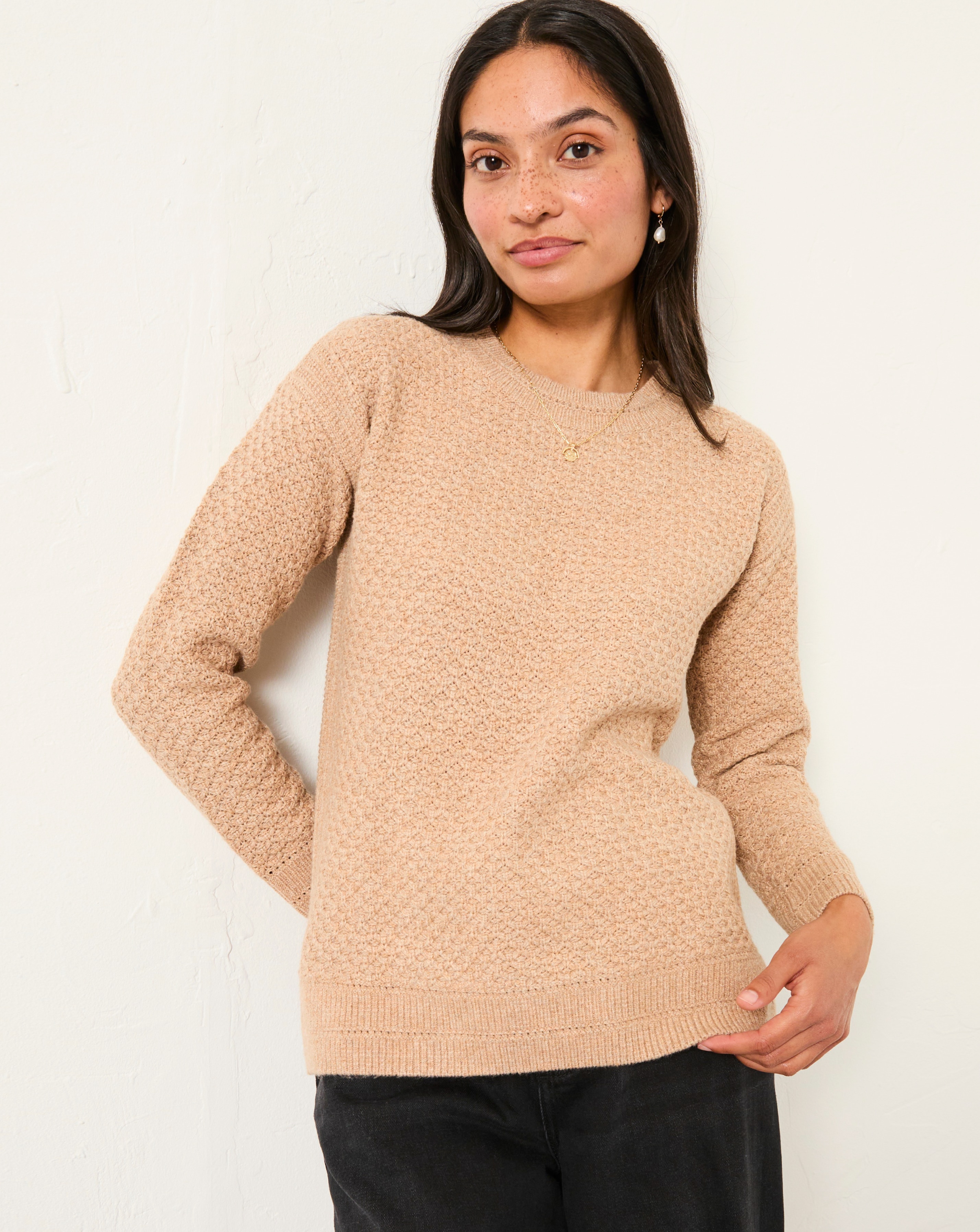 FatFace Ella Textured Jumper