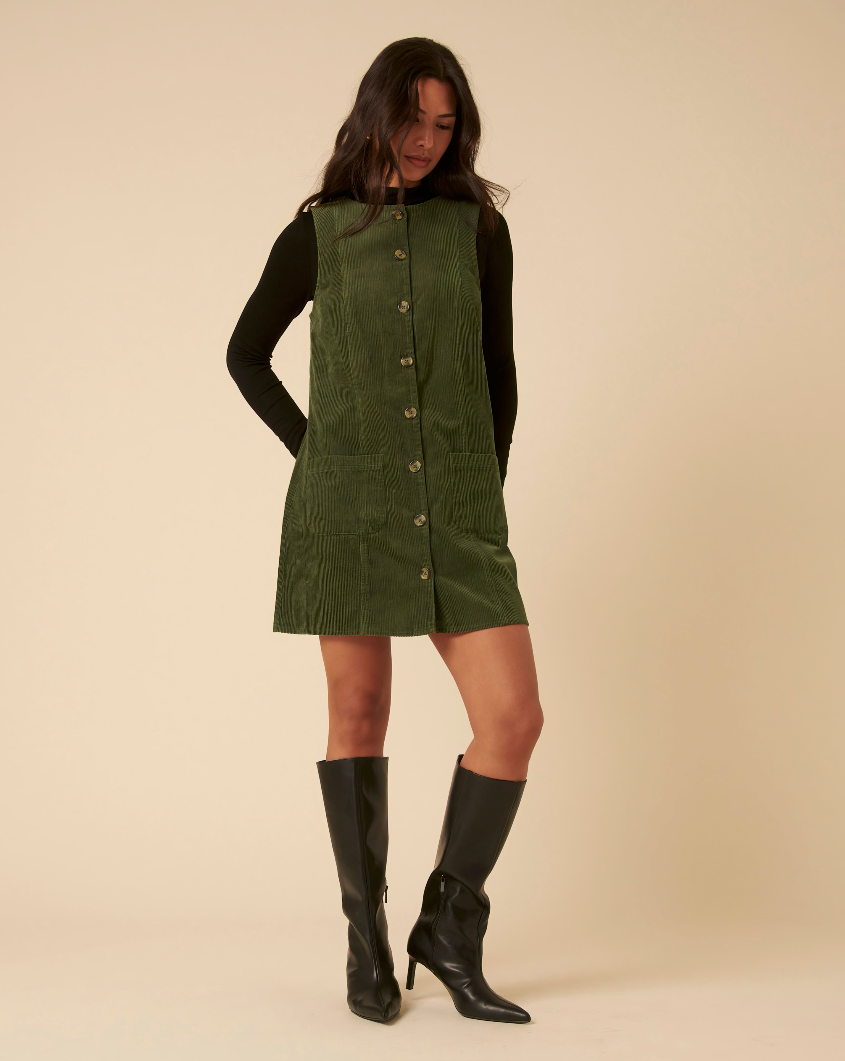 Nobody's Child Alessa Pinafore Dress