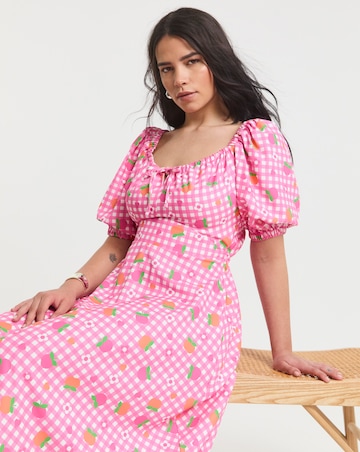 Twisted Wunder Poppy Check Dress