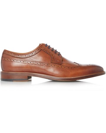 Dune Superior Leather Wingtip Brogue Shoes