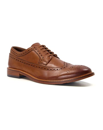 Dune Superior Leather Wingtip Brogue Shoes