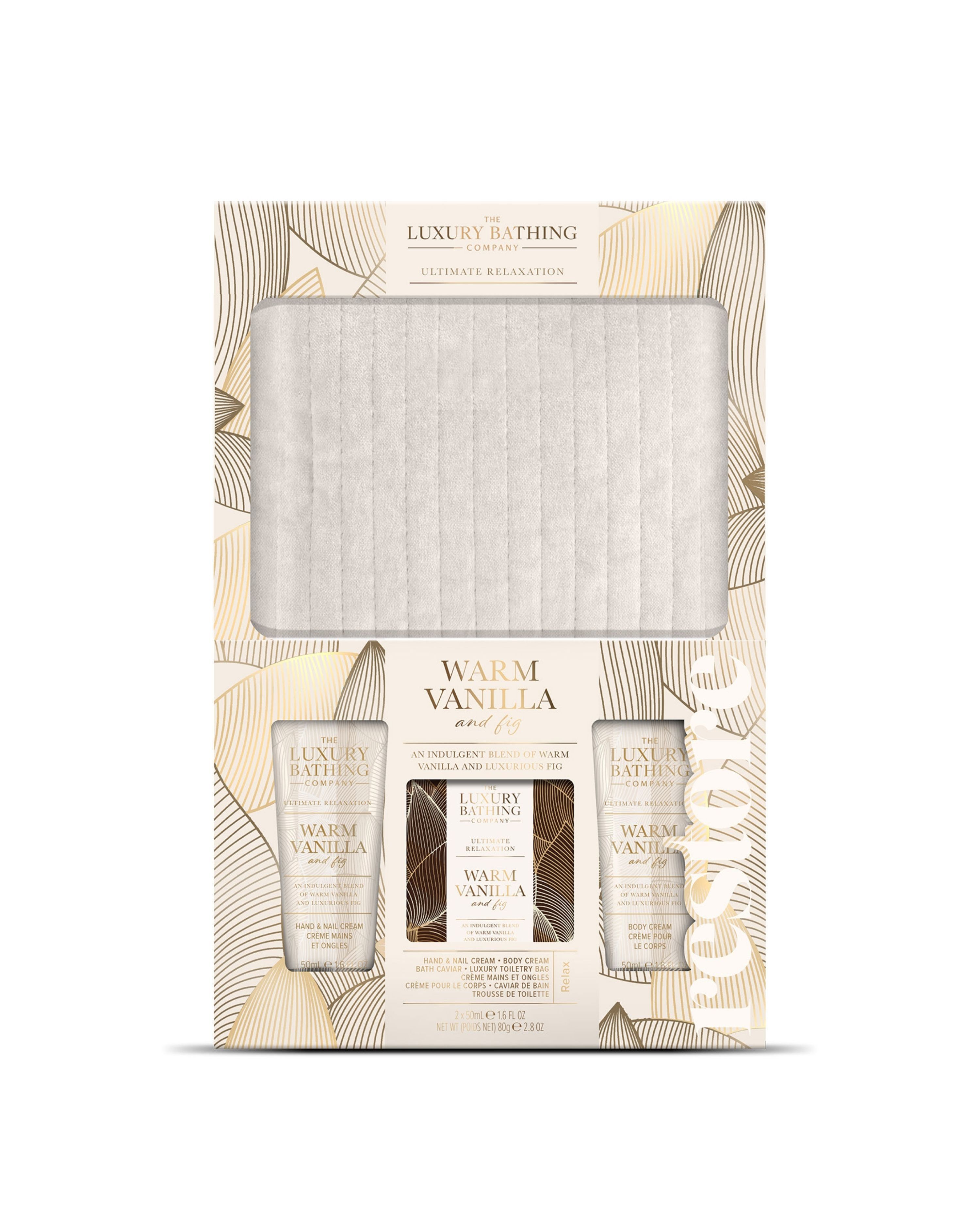 Luxury Bathing Velvet Pouch Vanilla& Fig