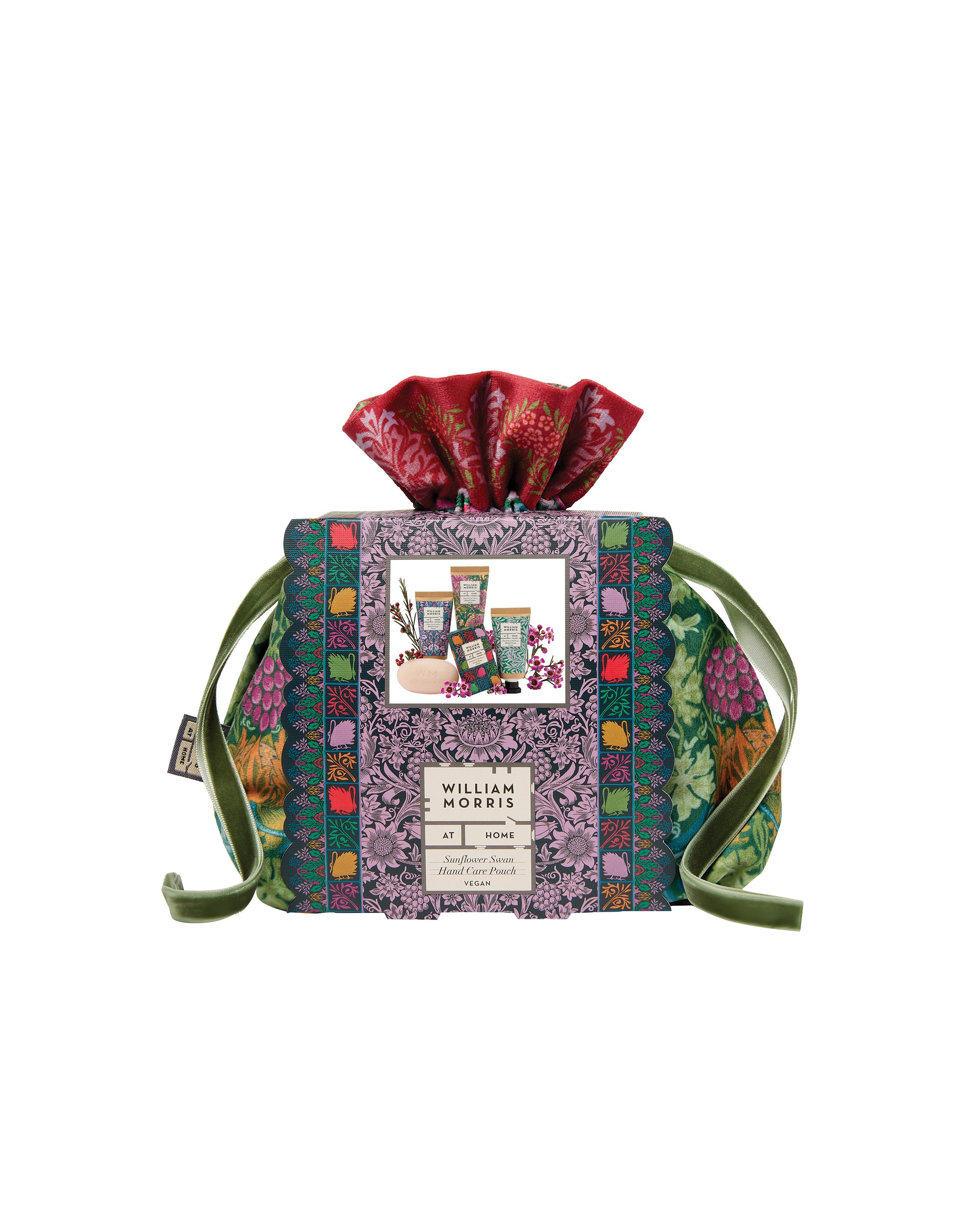 William Morris Sunflower Swan Pouch