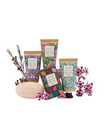 William Morris At Home Sunflower Swan  Velvet Pouch