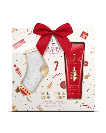 The Luxury Bathing Company Cosy Toes Sock Set - Wild Fig & Cranberry