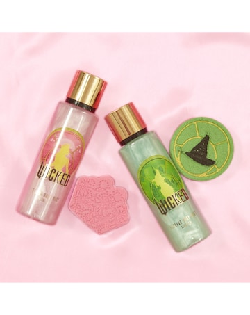 Wicked 2 x 100g Bath Fizzer & Shimmer Body Mist duo