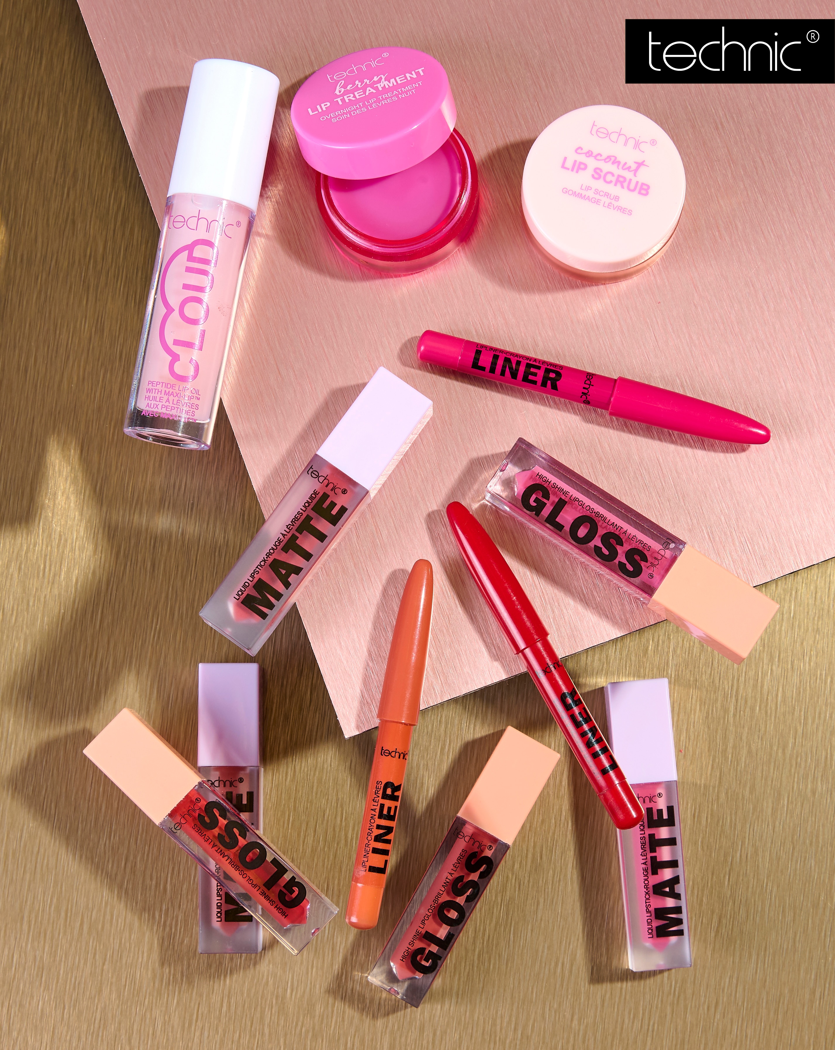 Technic Lipgloss & Lip Treatment Bundle