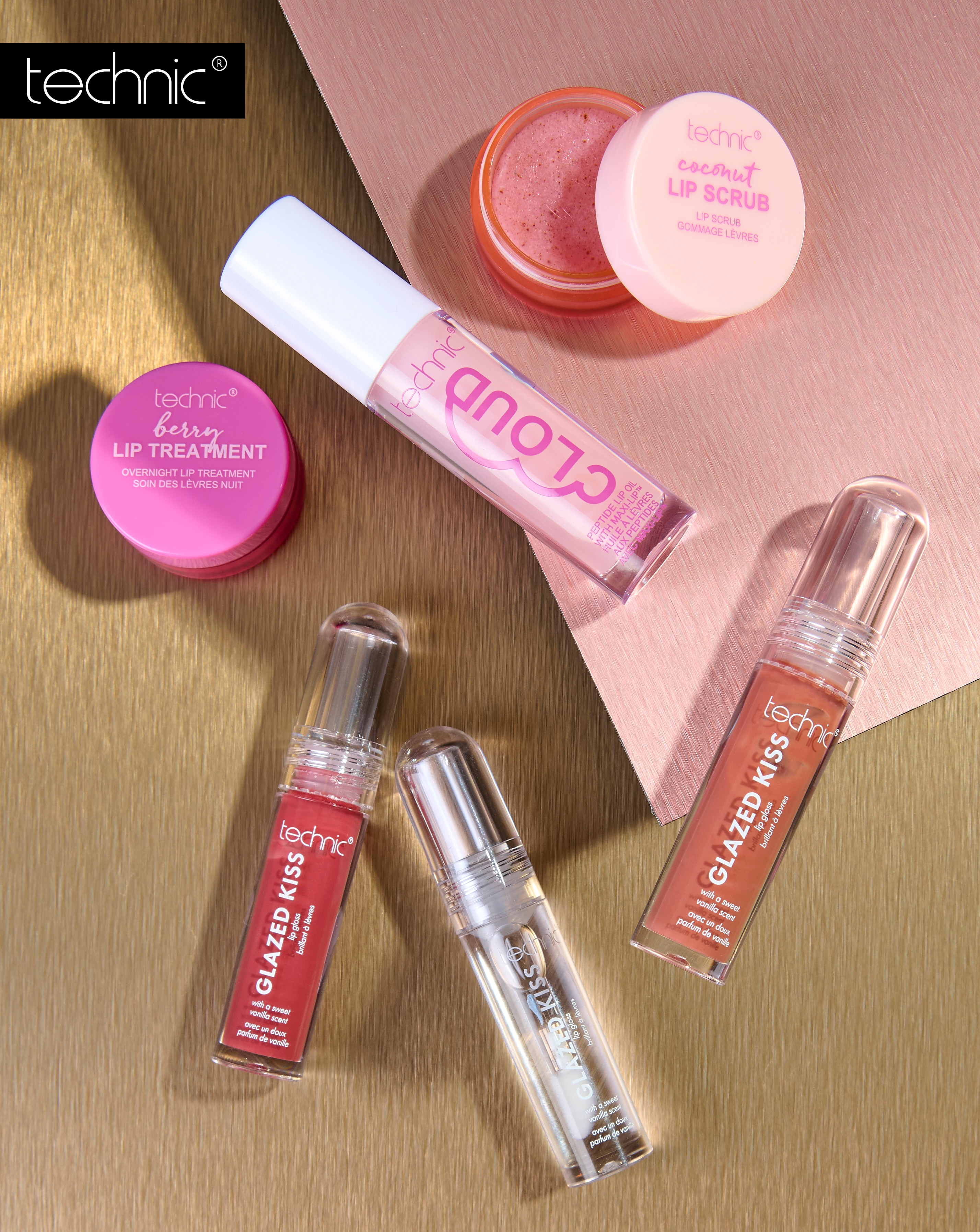 Technic Glazed lipgloss & lip oils