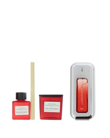 French Connection Diffuser and Candle Giftset and FCUK Connect 100ml Twin pack