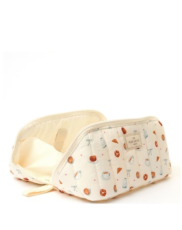 The Flat Lay Co. Marshmallow Makeup Box Bag-Patisserie