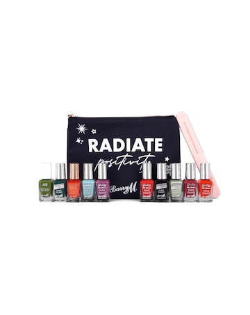 Barry M Toasty Tones Gelly Hi Shine Deluxe Nail Gift Set Worth 44 GBP