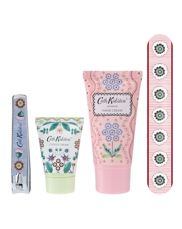 Cath Kidston Flower Market Manicure Gift Set with reusable Tin