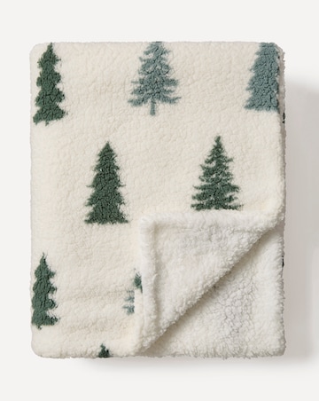 Christmas Cosy Scandi Forest Throw