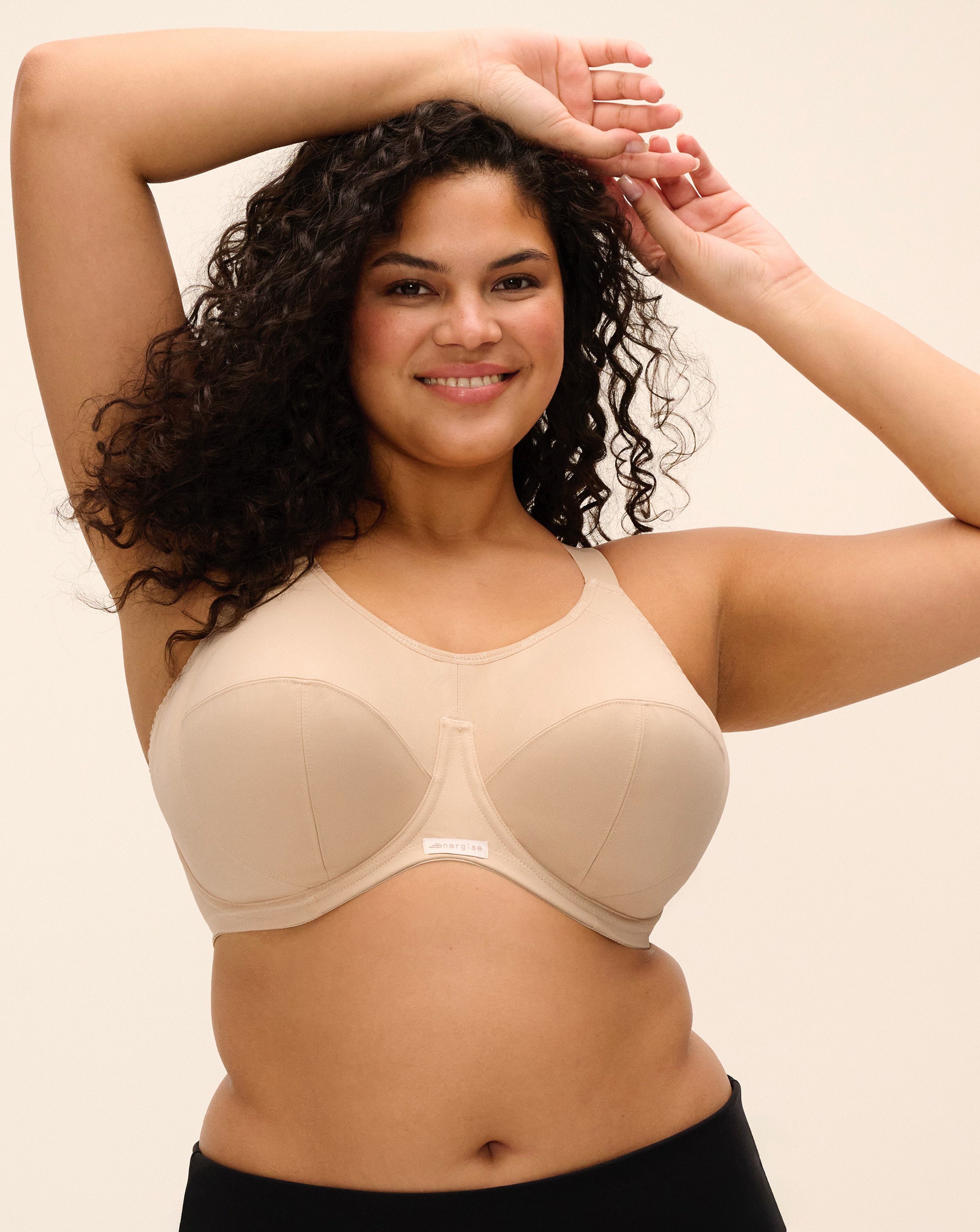 New In - Elomi Energise Wired Sport Bra Nude