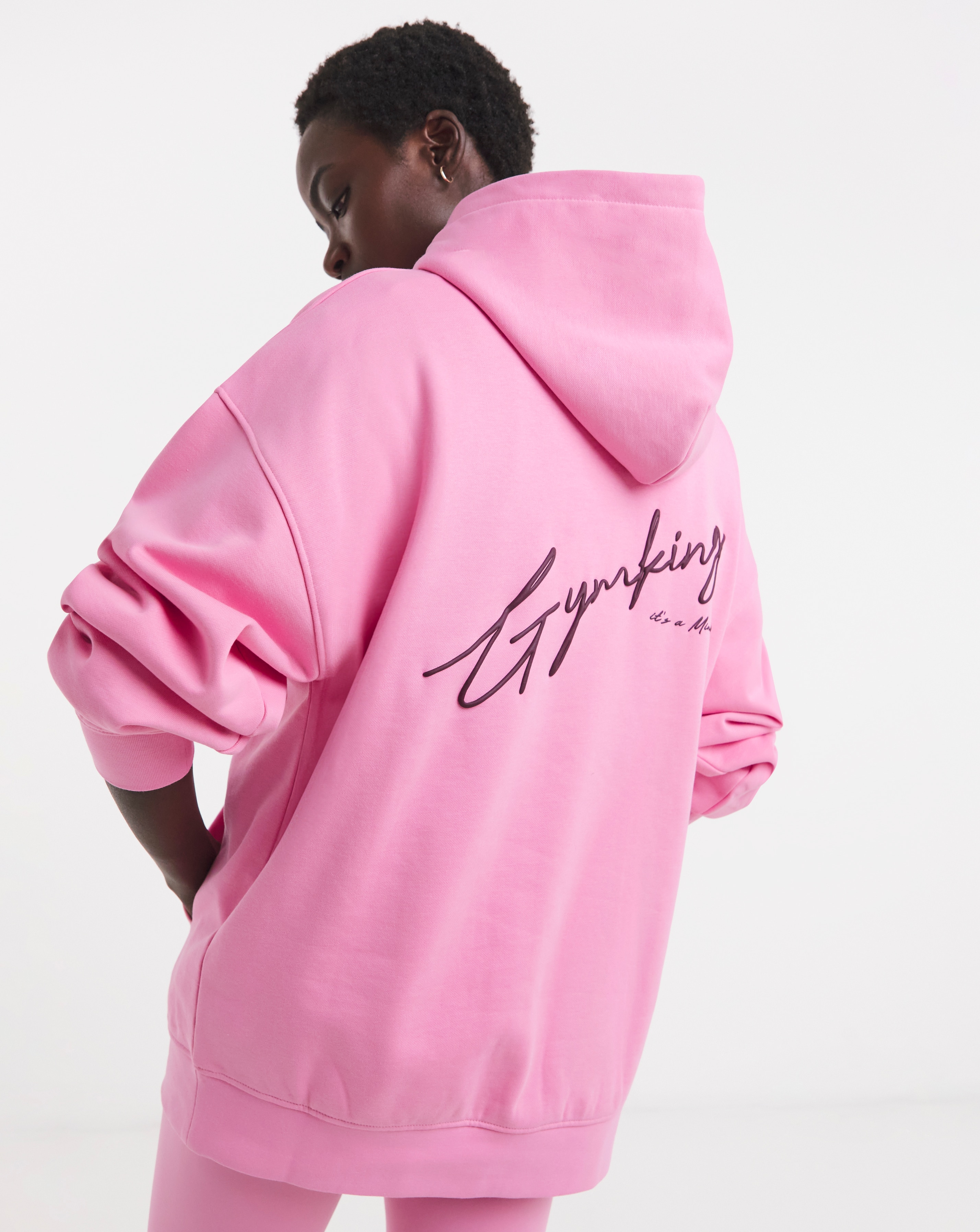 Gym King Script Mindset Hoodie