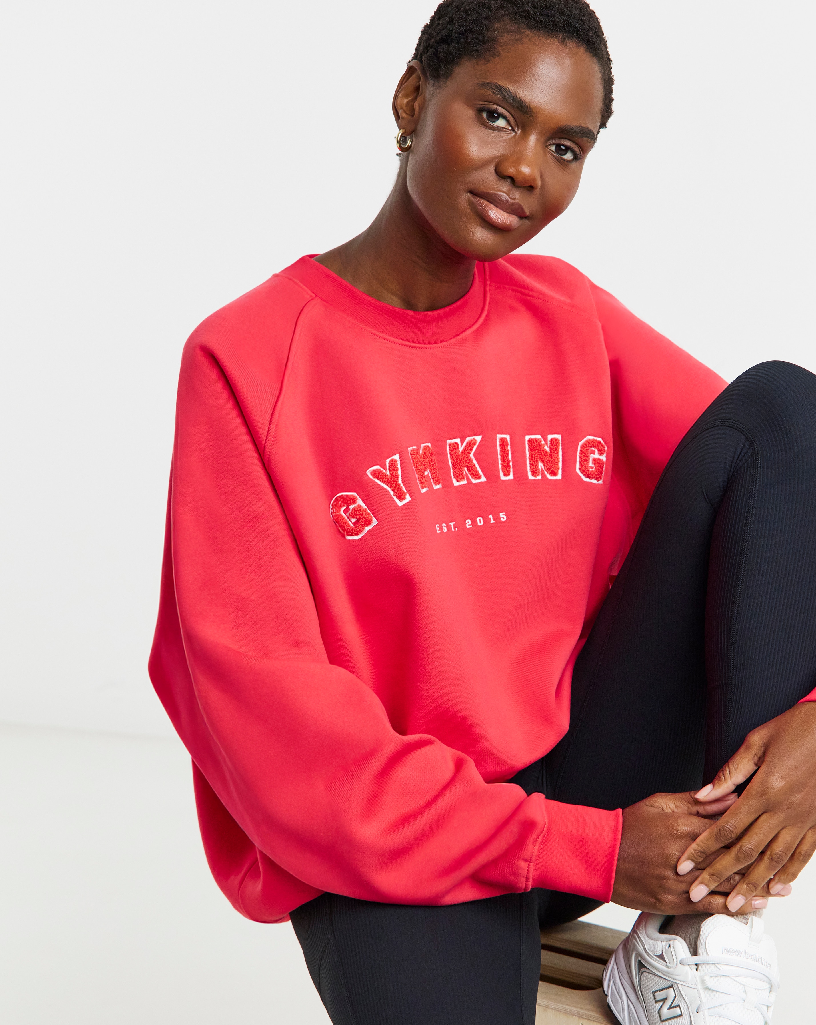 Gym King Oversized Crew Sweatshirt