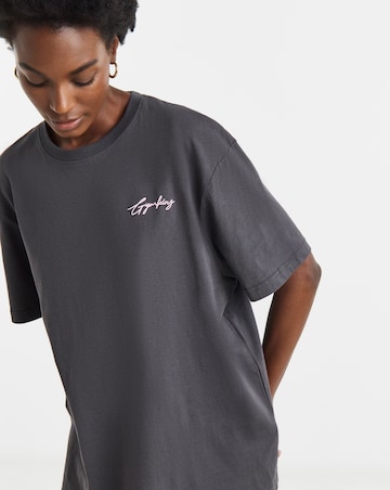 Gym King Script Boyfriend T-Shirt