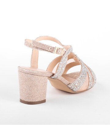 Paradox London Nadia Wide E Fit Block Heel Sandal